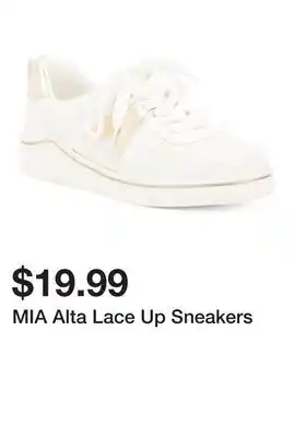 Marshalls MIA Alta Lace Up Sneakers offer