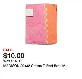 Marshalls MADISON 20x32 Cotton Tufted Bath Mat offer