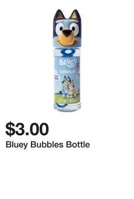 Five Below Bluey Bubbles Bottle offer