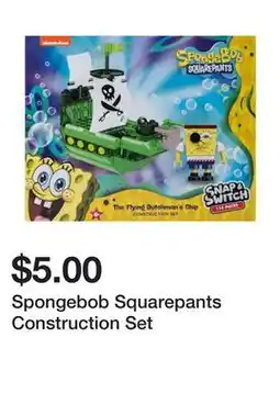 Five Below Spongebob Squarepants Construction Set offer