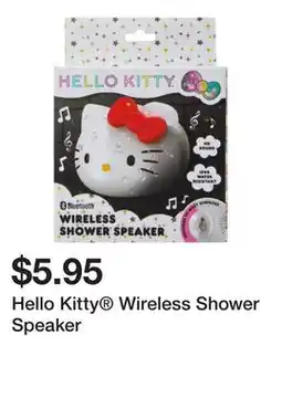 Five Below Hello Kitty Wireless Shower Speaker offer