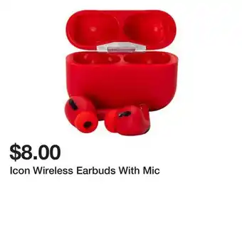 Five Below Icon Wireless Earbuds With Mic offer