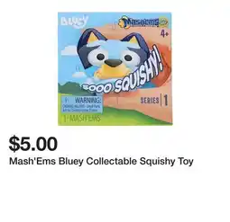 Five Below Mash'Ems Bluey Collectable Squishy Toy offer