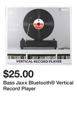 Five Below Bass Jaxx Bluetooth Vertical Record Player offer