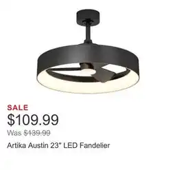 Costco Artika Austin 23 LED Fandelier offer