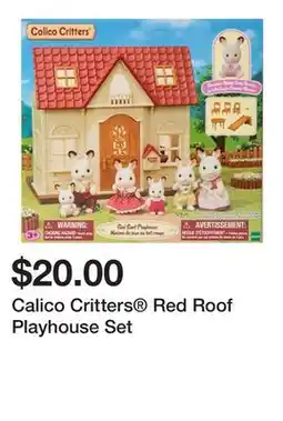 Five Below Calico Critters Red Roof Playhouse Set offer