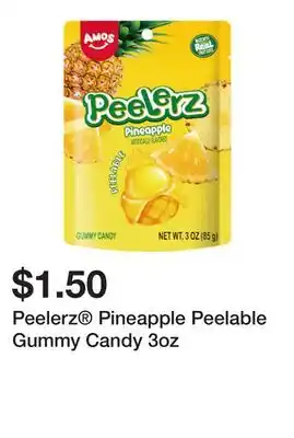 Five Below Peelerz Pineapple Peelable Gummy Candy 3oz offer