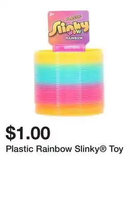 Five Below Plastic Rainbow Slinky Toy offer