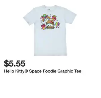 Five Below Hello Kitty Space Foodie Graphic Tee offer