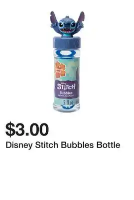 Five Below Disney Stitch Bubbles Bottle offer