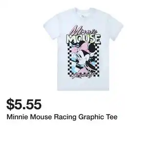 Five Below Minnie Mouse Racing Graphic Tee offer