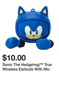 Five Below Sonic The Hedgehog True Wireless Earbuds With Mic offer