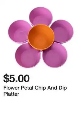 Five Below Flower Petal Chip And Dip Platter offer