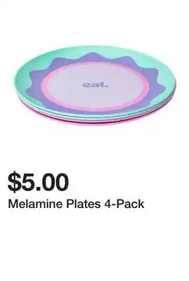 Five Below Melamine Plates 4-Pack offer