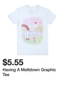 Five Below Having A Meltdown Graphic Tee offer