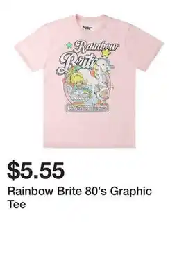 Five Below Rainbow Brite 80's Graphic Tee offer