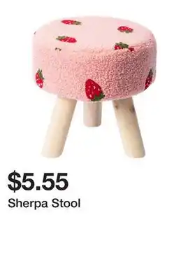 Five Below Sherpa Stool offer