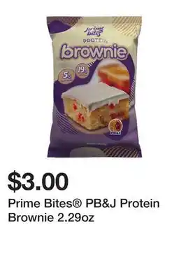 Five Below Prime Bites PB&J Protein Brownie 2.29oz offer