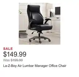 Costco La-Z-Boy Air Lumbar Manager Office Chair offer