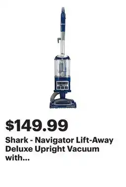 Best Buy Shark - Navigator Lift-Away Deluxe Upright Vacuum with Anti-Allergen Complete Seal - Blue offer