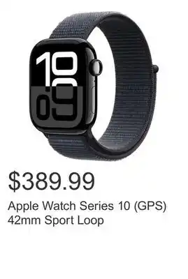 Costco Apple Watch Series 10 (GPS) 42mm Sport Loop offer