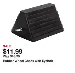 Harbor Freight Tools Rubber Wheel Chock with Eyebolt offer