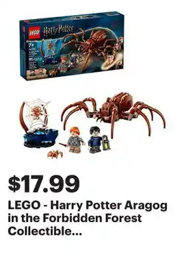 Best Buy LEGO - Harry Potter Aragog in the Forbidden Forest Collectible Building Toy 76434 offer