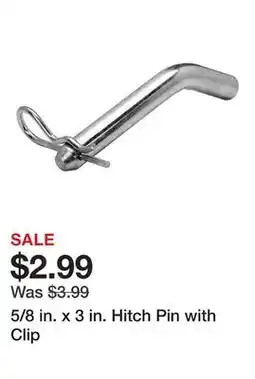 Harbor Freight Tools 5/8 in. x 3 in. Hitch Pin with Clip offer