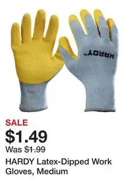 Harbor Freight Tools HARDY Latex-Dipped Work Gloves, Medium offer