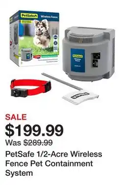 Tractor Supply Company PetSafe 1/2-Acre Wireless Fence Pet Containment System offer