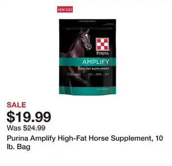 Tractor Supply Company Purina Amplify High-Fat Horse Supplement, 10 lb. Bag offer