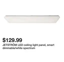 Ikea JETSTRÖM LED ceiling light panel, smart dimmable/white spectrum offer