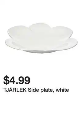 Ikea TJÄRLEK Side plate, white offer