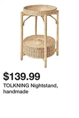 Ikea TOLKNING Nightstand, handmade offer