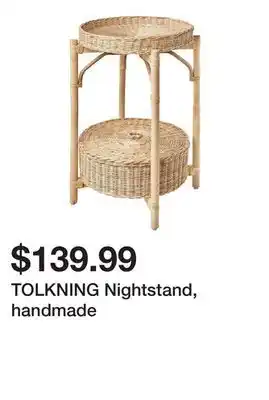 Ikea TOLKNING Nightstand, handmade offer