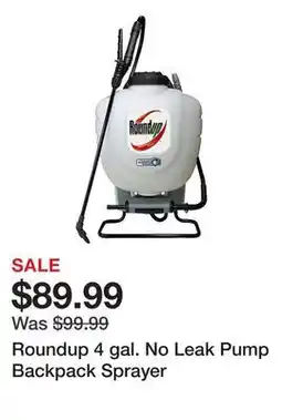 Tractor Supply Company Roundup 4 gal. No Leak Pump Backpack Sprayer offer