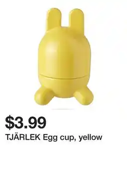 Ikea TJÄRLEK Egg cup, yellow offer