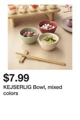 Ikea KEJSERLIG Bowl, mixed colors offer