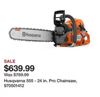 Tractor Supply Company Husqvarna 555 - 24 in. Pro Chainsaw, 970501412 offer