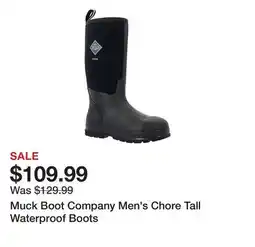 Tractor Supply Company Muck Boot Company Men's Chore Tall Waterproof Boots offer