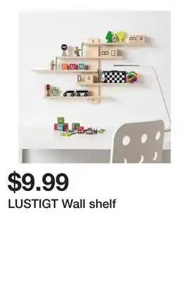 Ikea LUSTIGT Wall shelf offer