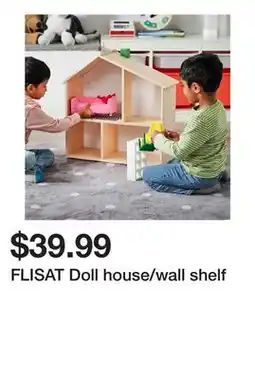 Ikea FLISAT Doll house/wall shelf offer