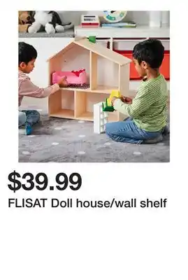 Ikea FLISAT Doll house/wall shelf offer