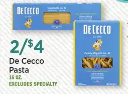 Heinen's De Cecco Pasta offer