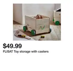 Ikea FLISAT Toy storage with casters offer