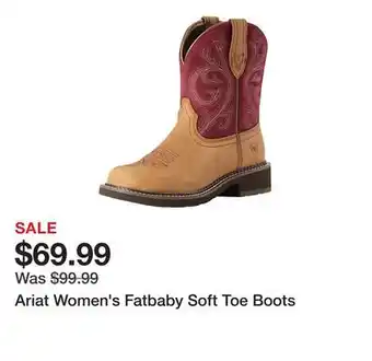 Tractor Supply Company Ariat Women's Fatbaby Soft Toe Boots offer