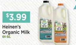 Heinen's Heinen's Organic Milk offer