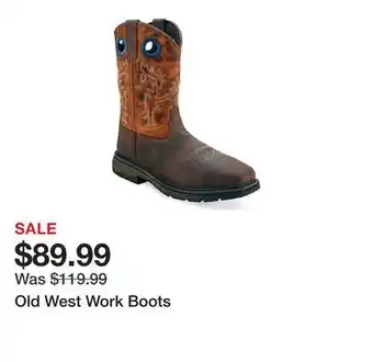 Tractor Supply Company Old West Work Boots offer