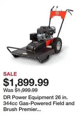 Tractor Supply Company DR Power Equipment 26 in. 344cc Gas-Powered Field and Brush Premier 26 Push Lawn Mower offer