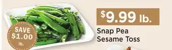 Heinen's Snap Pea Sesame Toss offer